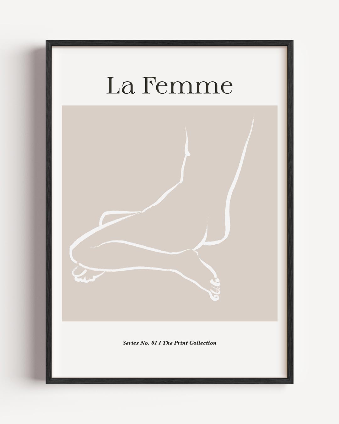Elegante La Femme Poster-WallArtistic