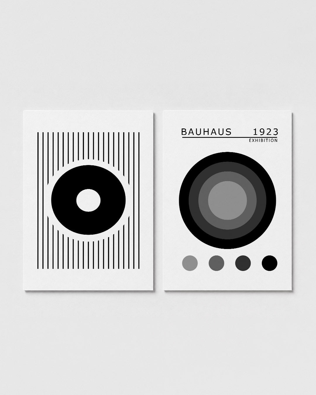 Cirkel en lijnen Posterset