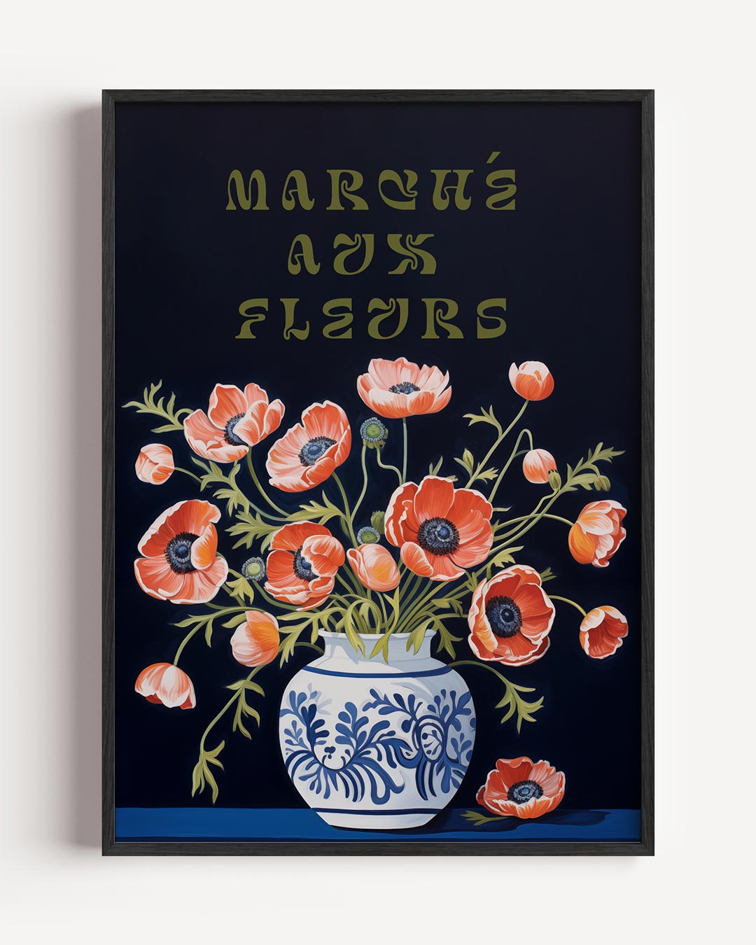Bloemenmarktpracht Poster-WallArtistic