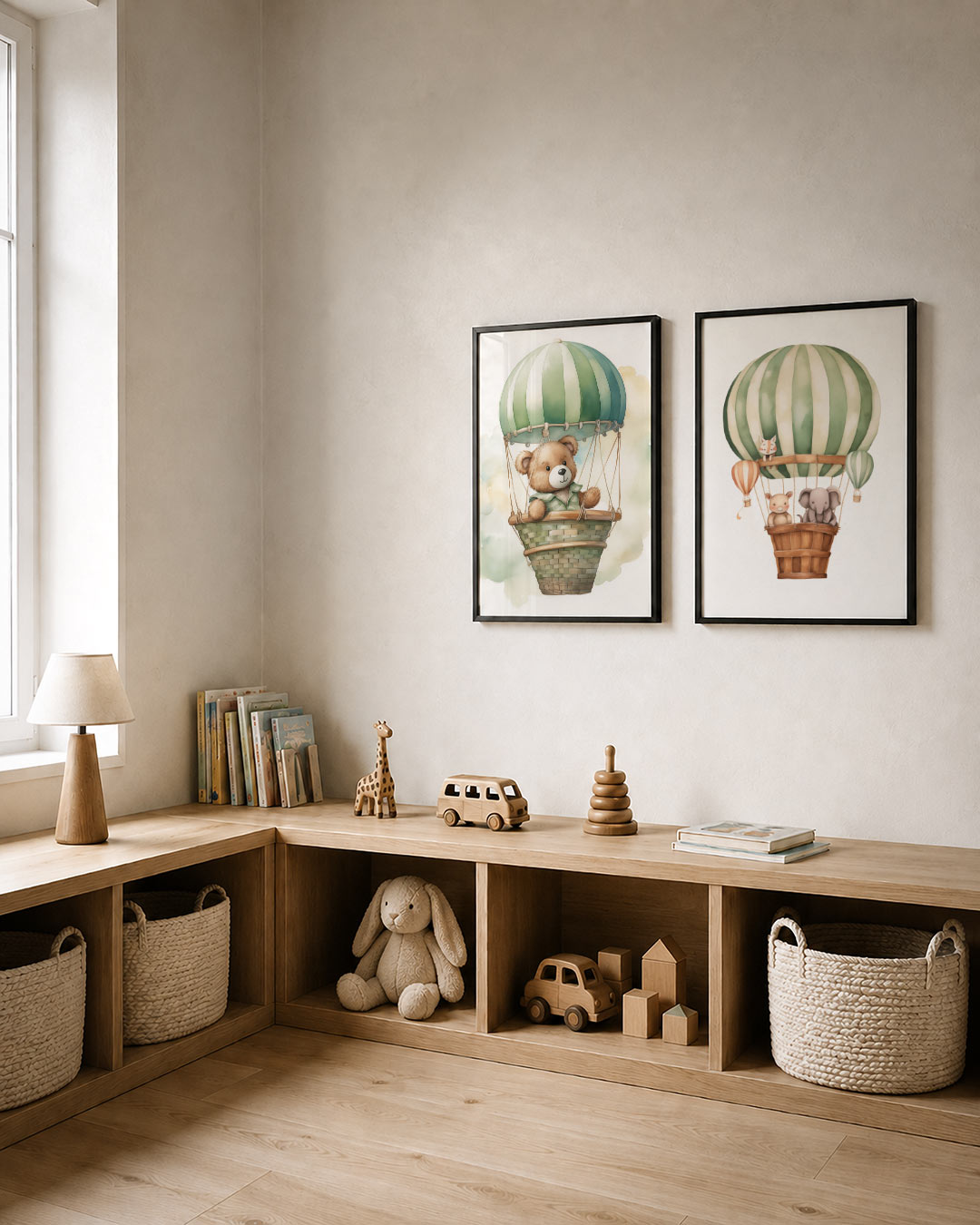 Luchtige droomvlucht Posterset