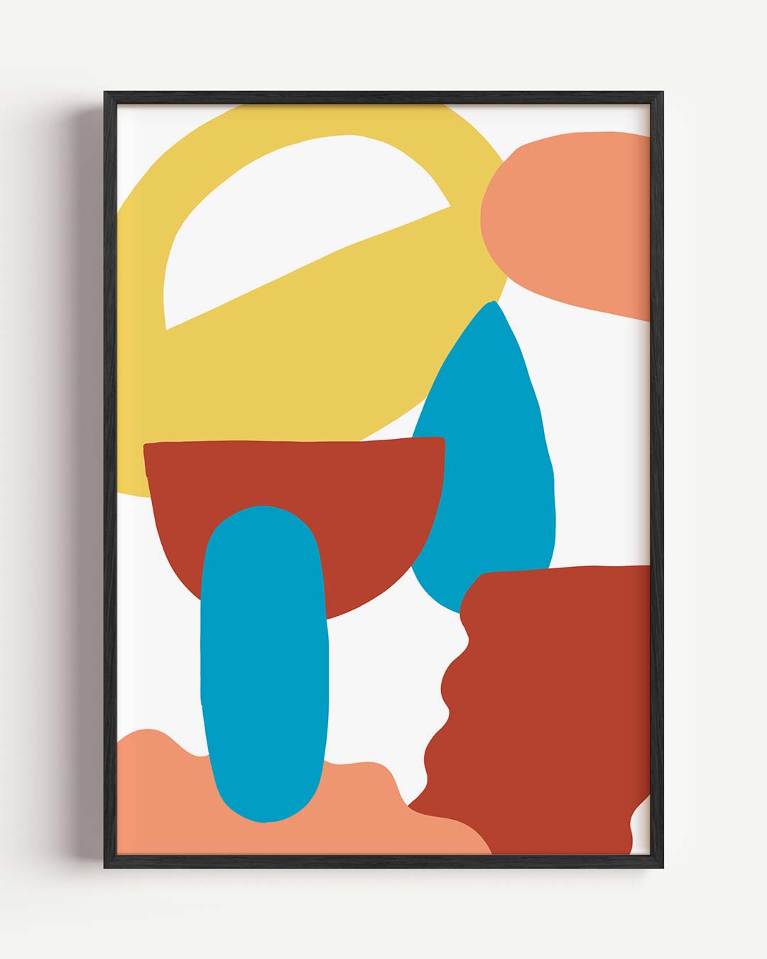 Kleurrijke Abstracte Vormen Poster