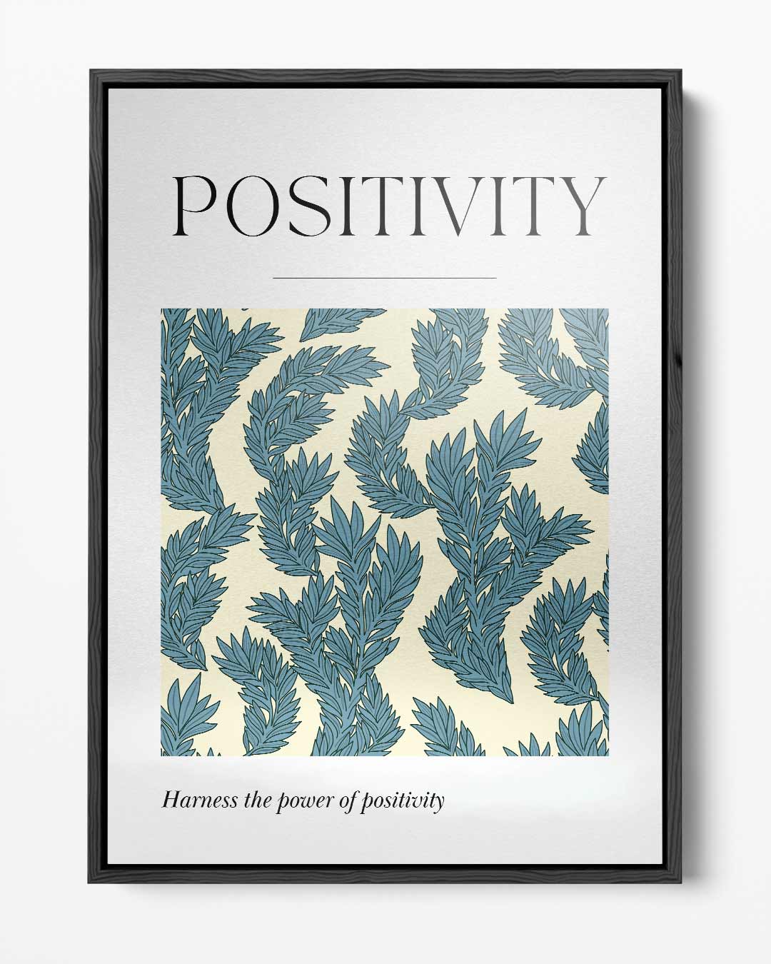 Positivity Bladeren Kunstwerk Kunstwerk-canvas-dibond-plexiglas-wanddecoratie-WallArtistic