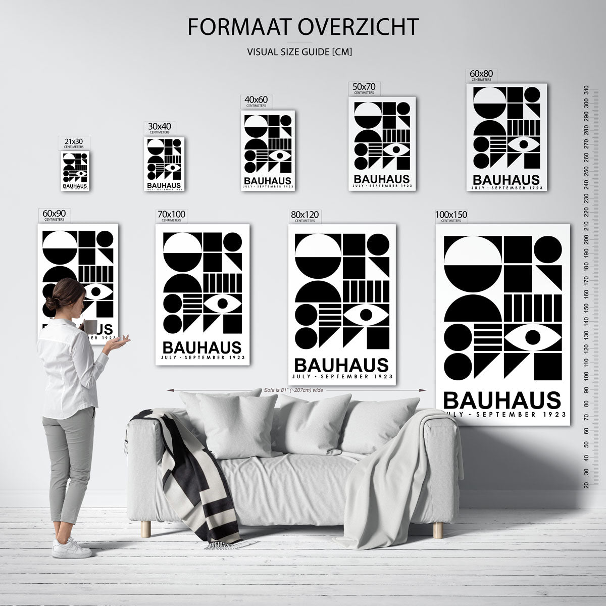 Vormen en vlakken Poster