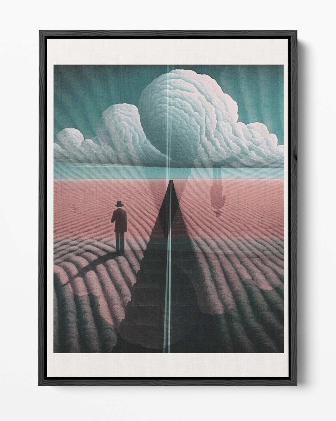 Dromerige Horizon Kunstwerk-canvas-dibond-plexiglas-wanddecoratie-WallArtistic