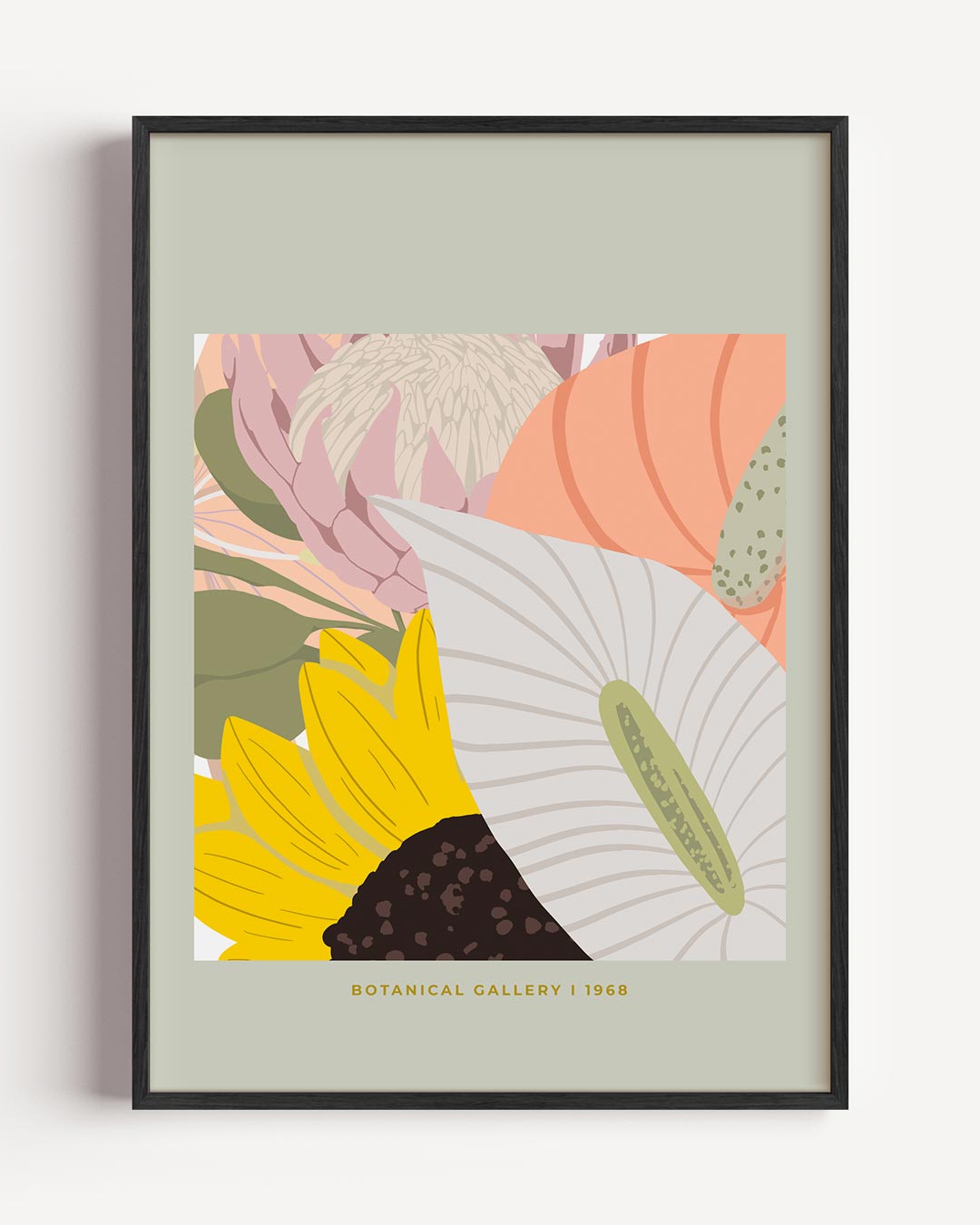 Botanische Bloemenpracht Poster-WallArtistic