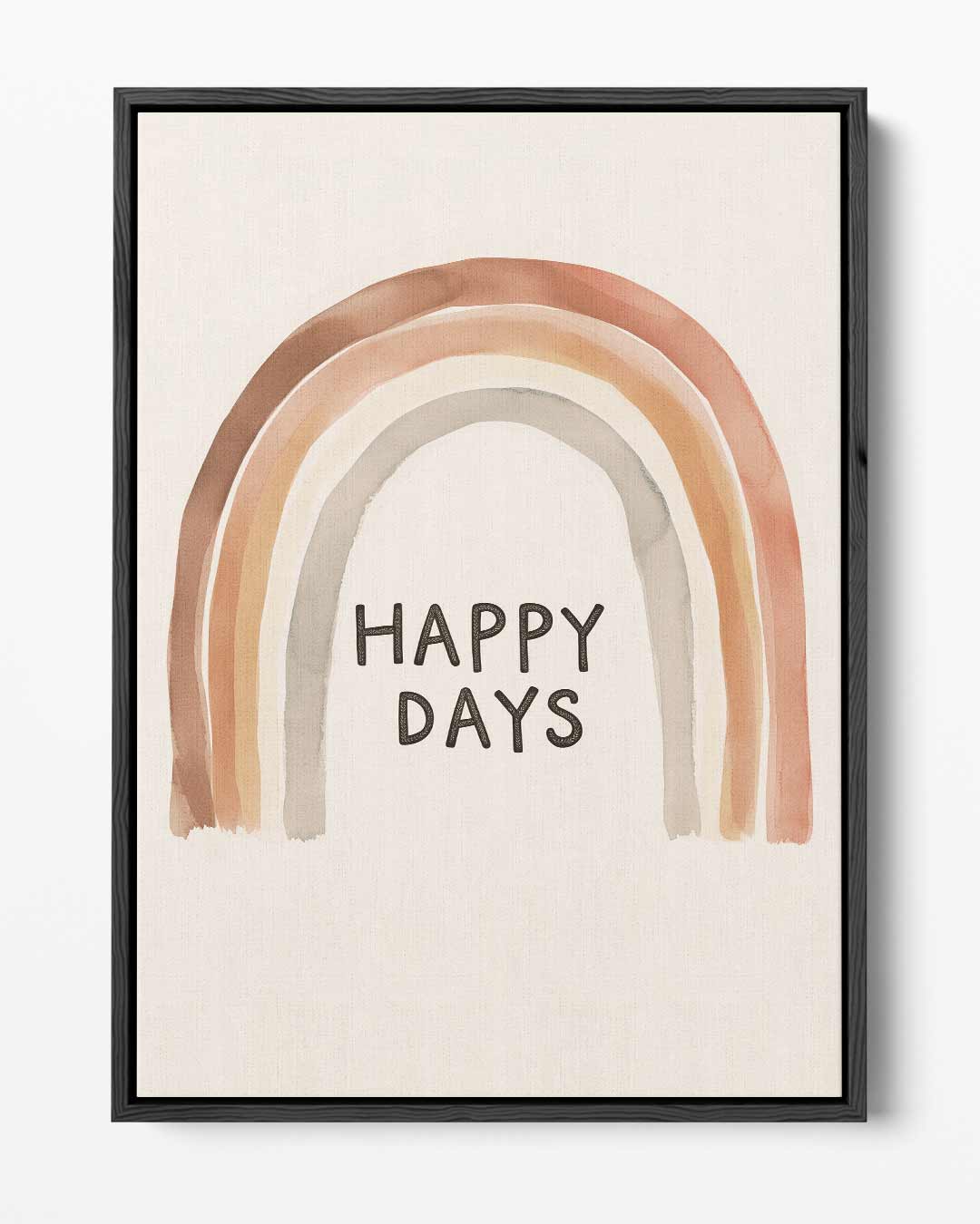 Happy Days Regenboog Print Kunstwerk-canvas-dibond-plexiglas-wanddecoratie-WallArtistic