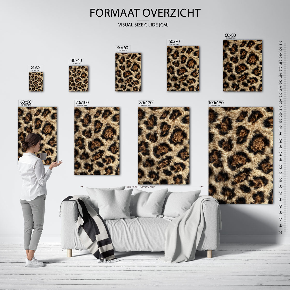 Luipaardprint Poster