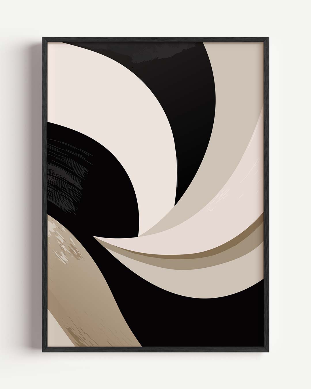 Stijlvolle Abstracte Bewegingen Poster