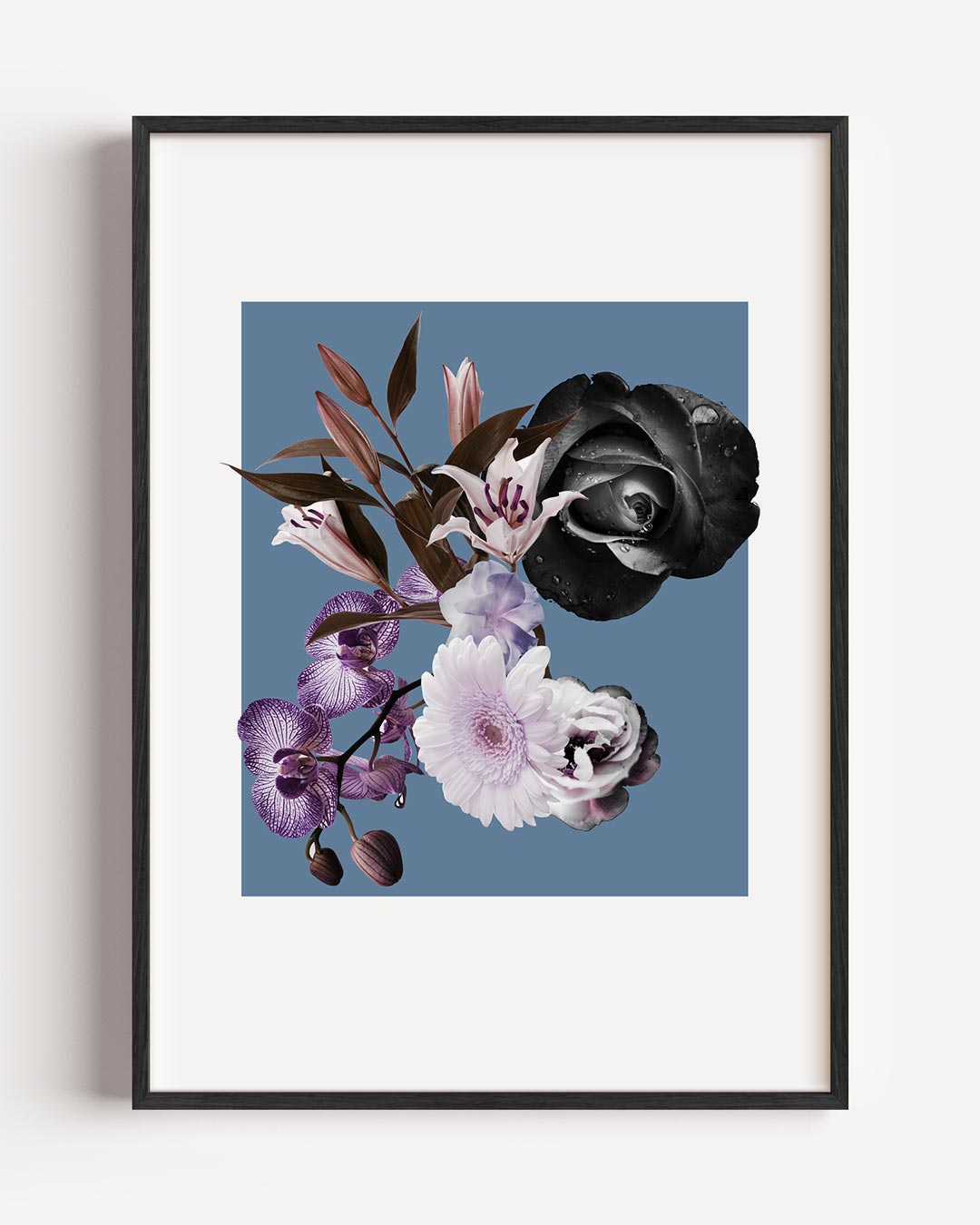 Bloemenpracht in Harmonieuze Kleuren Poster-WallArtistic
