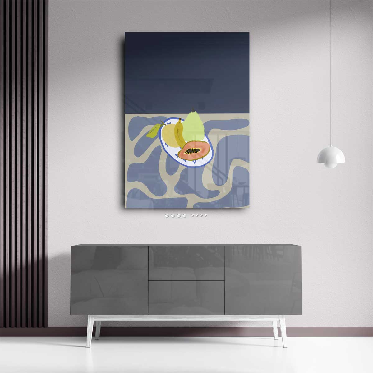 Tropische Vruchtenpracht Kunstwerk-canvas-dibond-plexiglas-wanddecoratie-WallArtistic