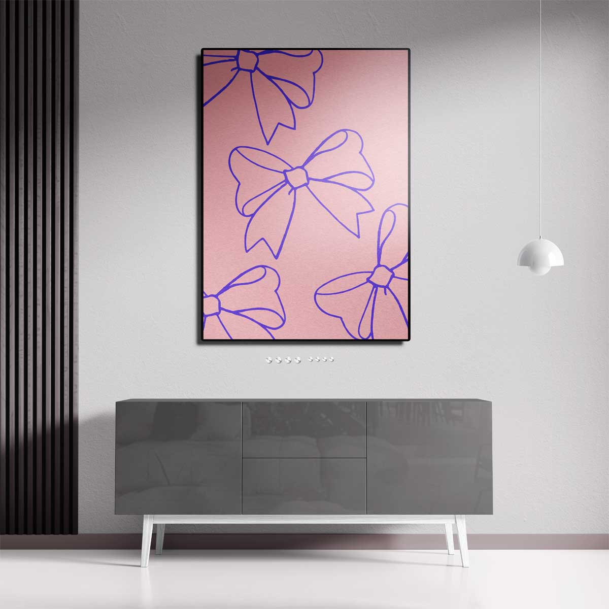 Speelse Strikjes Kunstwerk-canvas-dibond-plexiglas-wanddecoratie-WallArtistic
