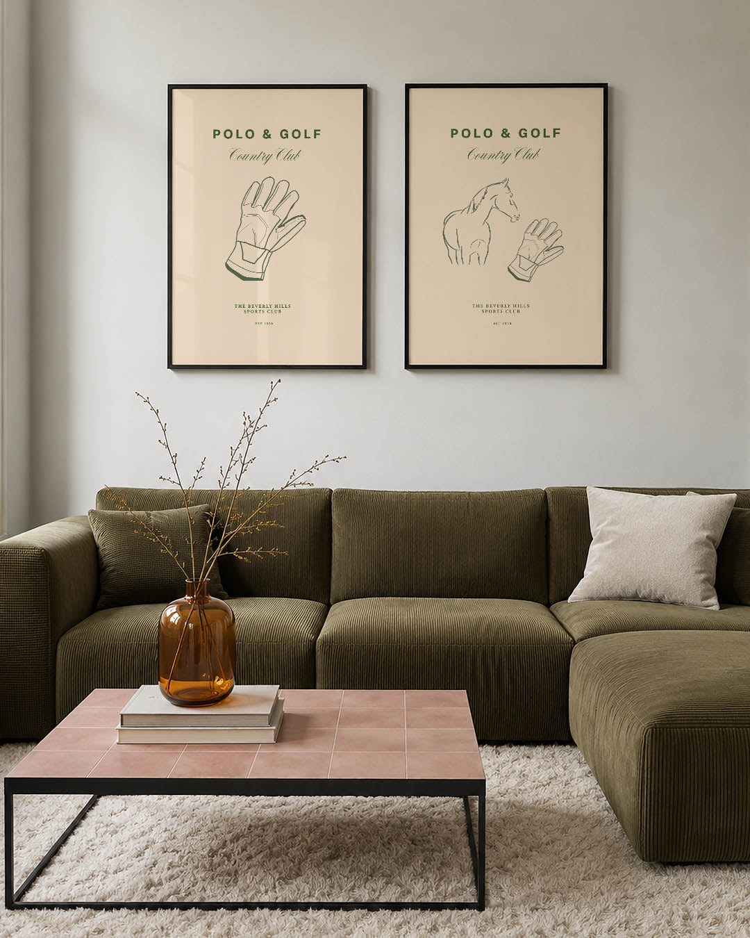 Lijn en handschoen Posterset