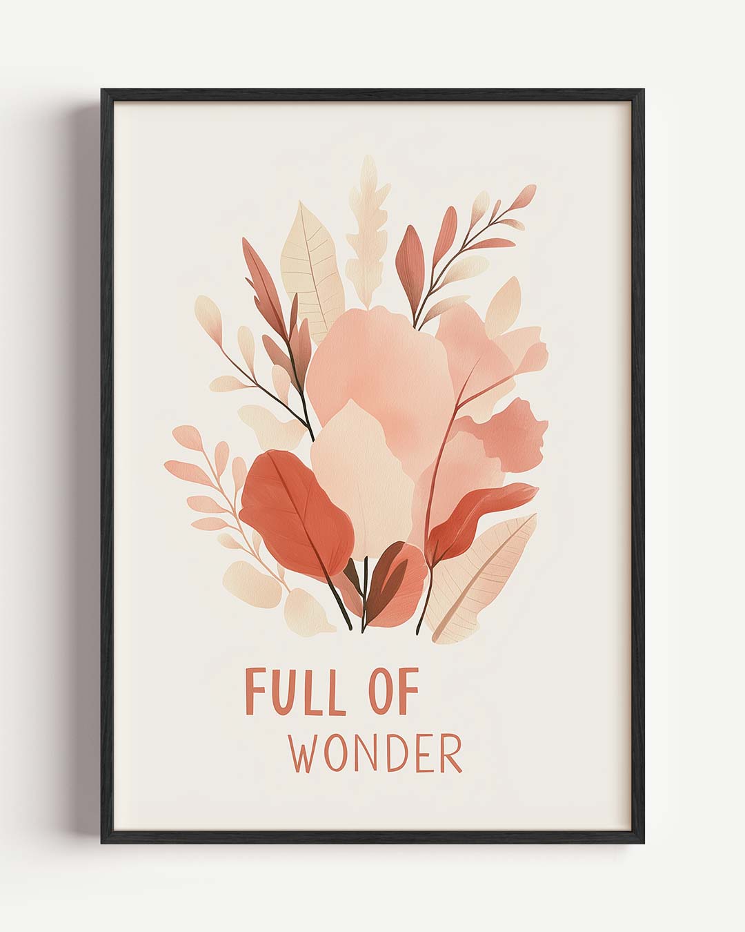 Full of Wonder Bloemenposter