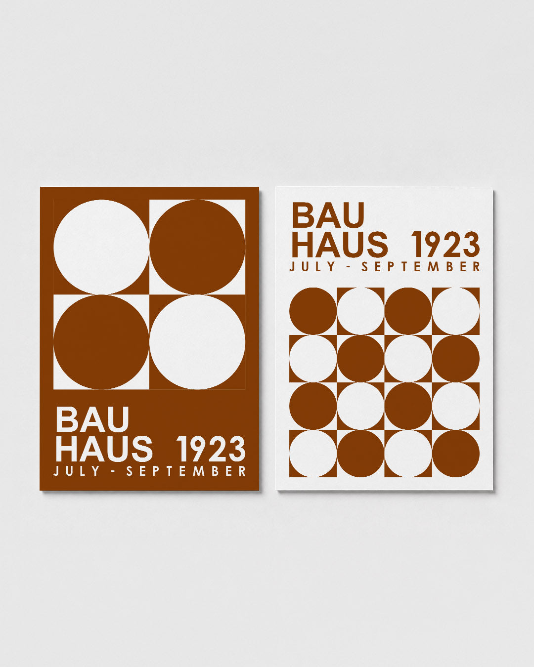 Cirkel en vierkant Postersets