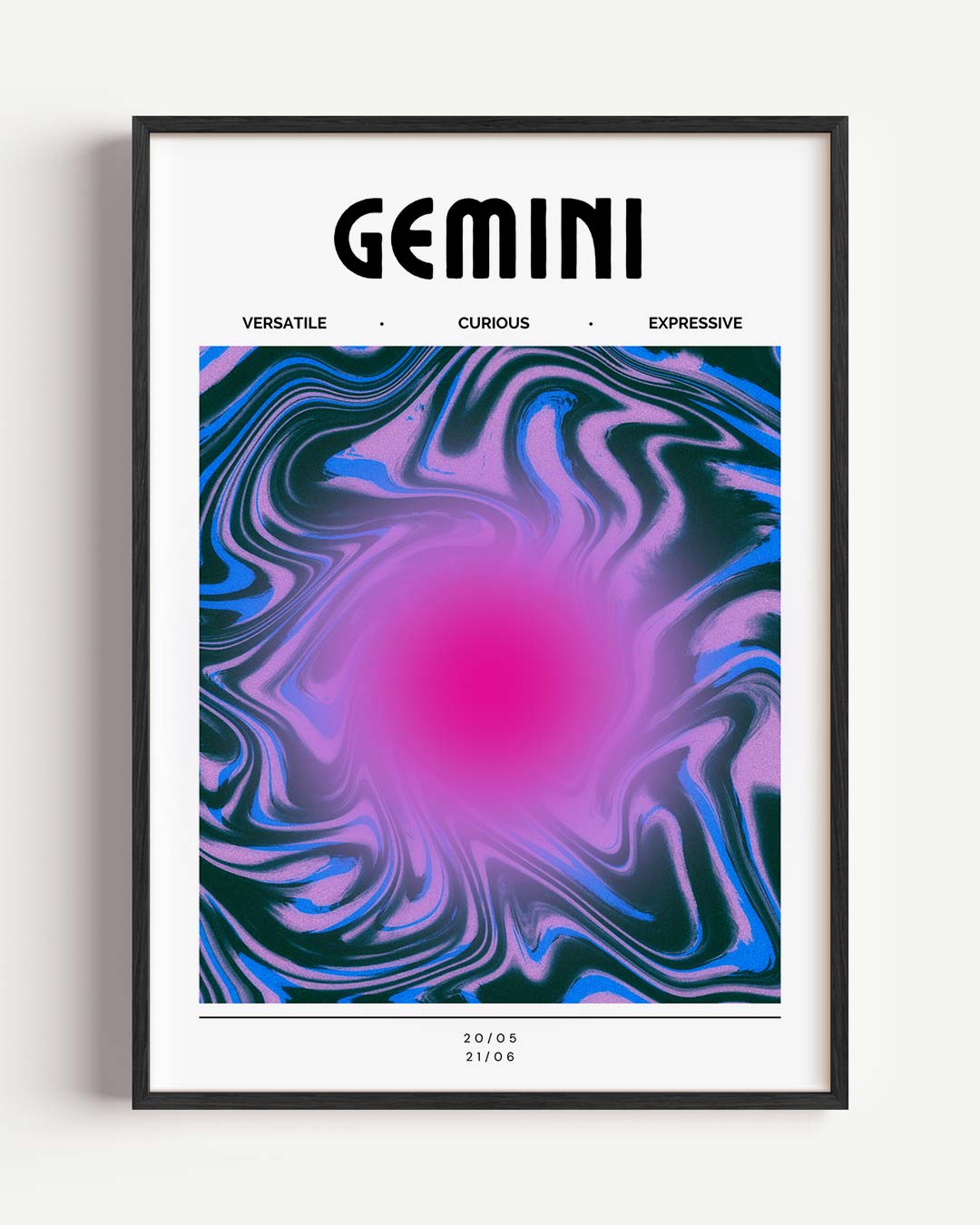 Gemini Abstracte Poster