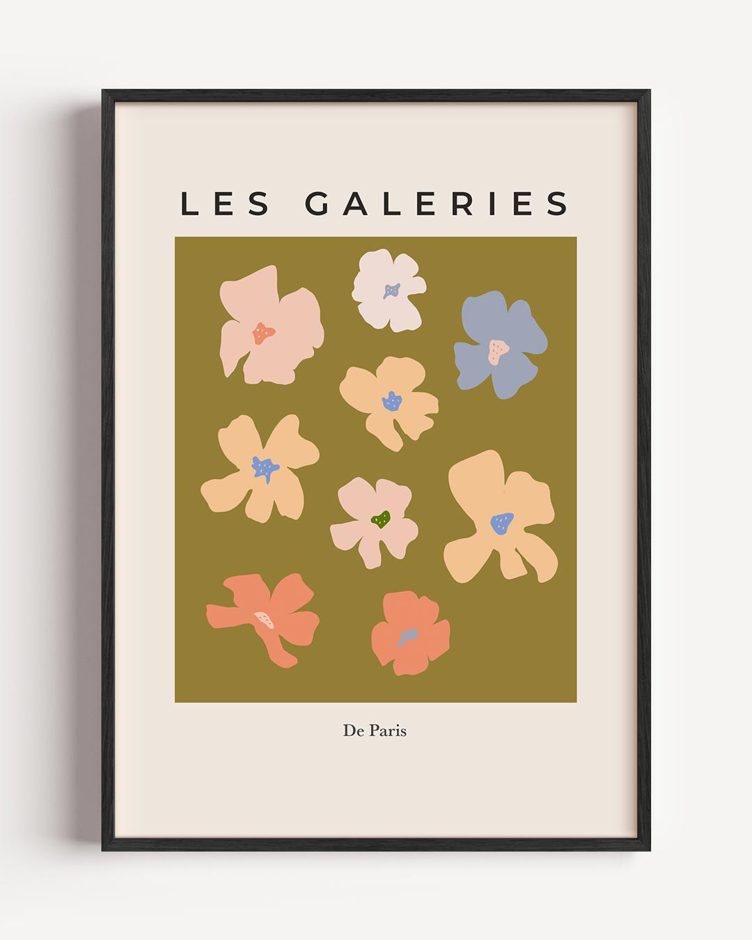 Bloemenpracht Les Galeries Poster-WallArtistic
