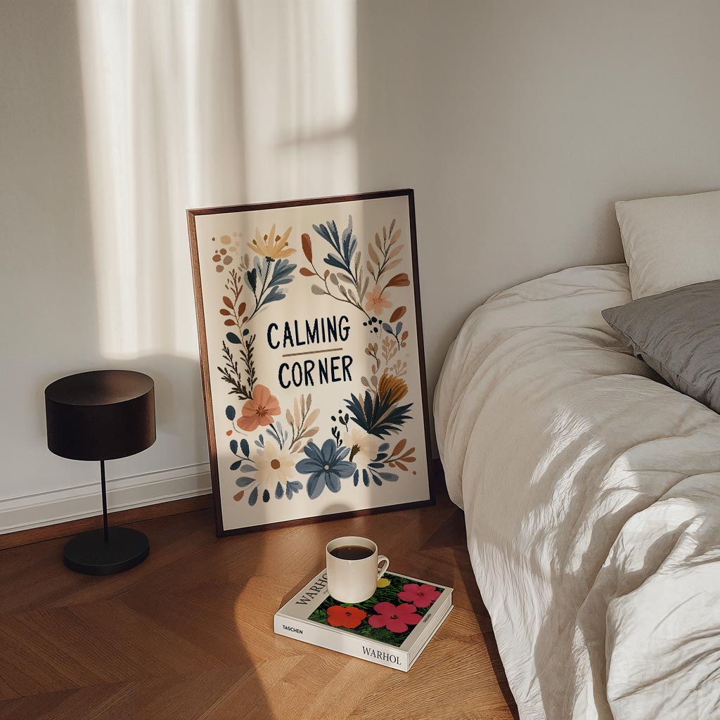 Calming Corner Bloemenposter