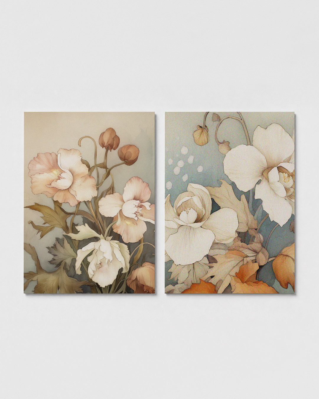 Bloemrijke sereniteit Posterset