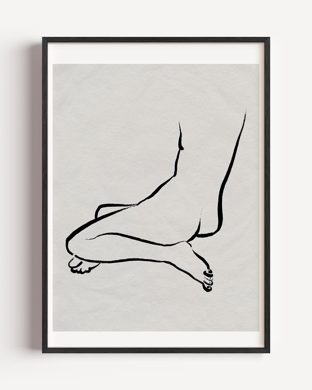 Elegante Lichaamssilhouet Poster-WallArtistic