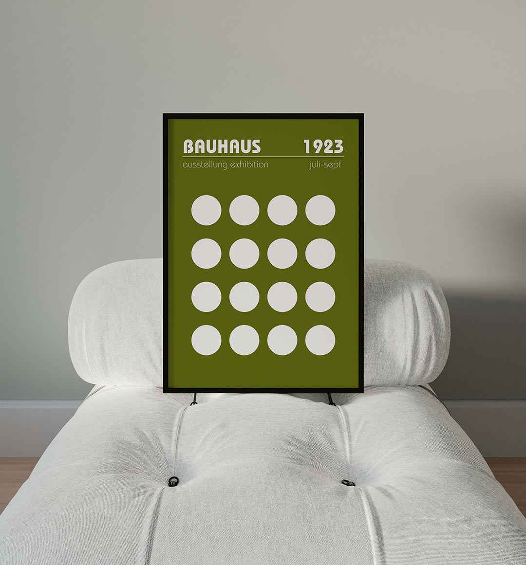Cirkelritme en kleur Poster