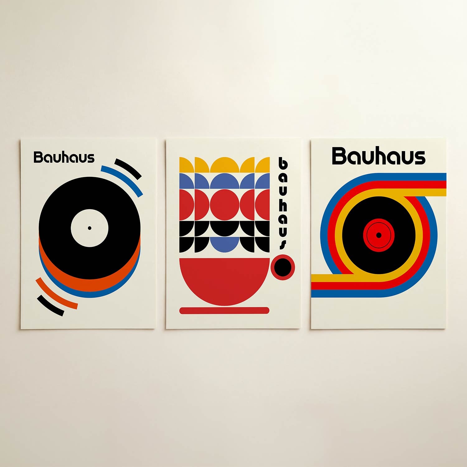 Cirkel en lijnen Posterset