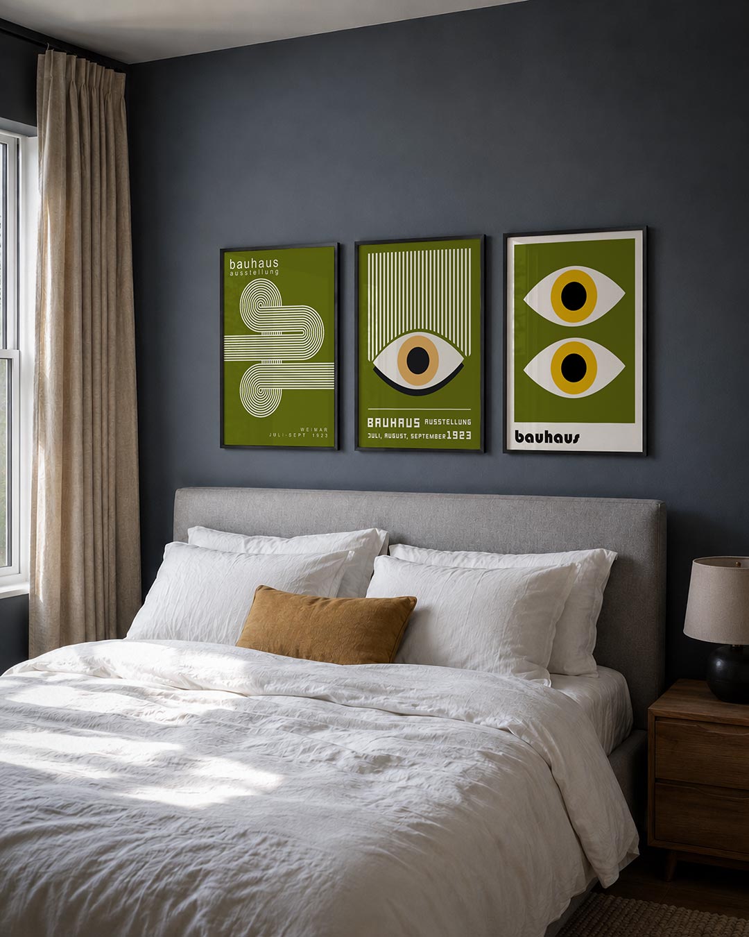 Lijnenspel en cirkel Posterset