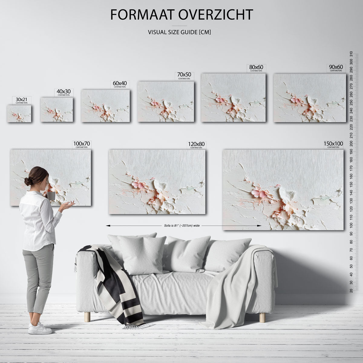 Abstracte textuur Poster