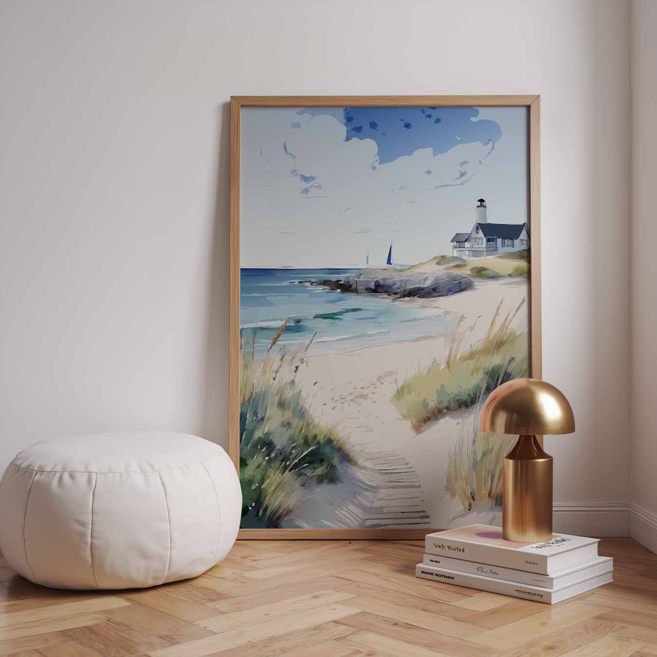 Dromerige Strandwandeling Poster