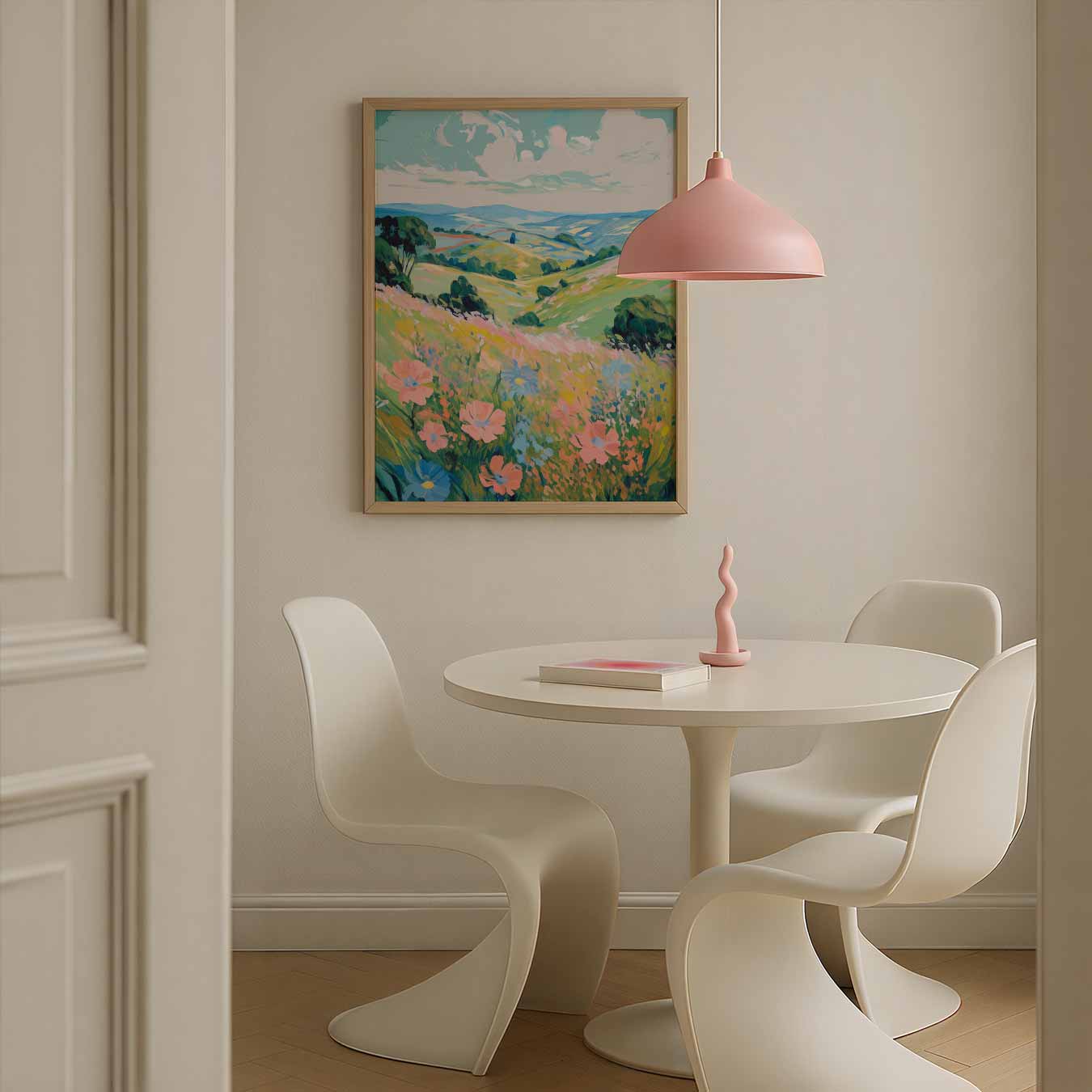 Zomerse Bloemenweide Poster