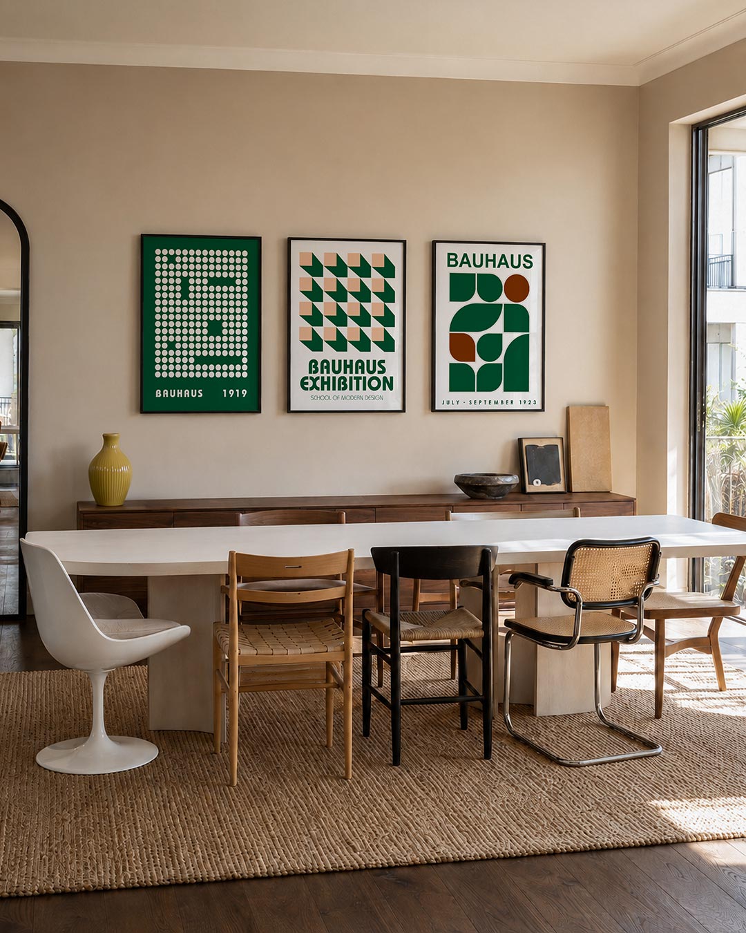 Cirkelpatroon ritme Posterset