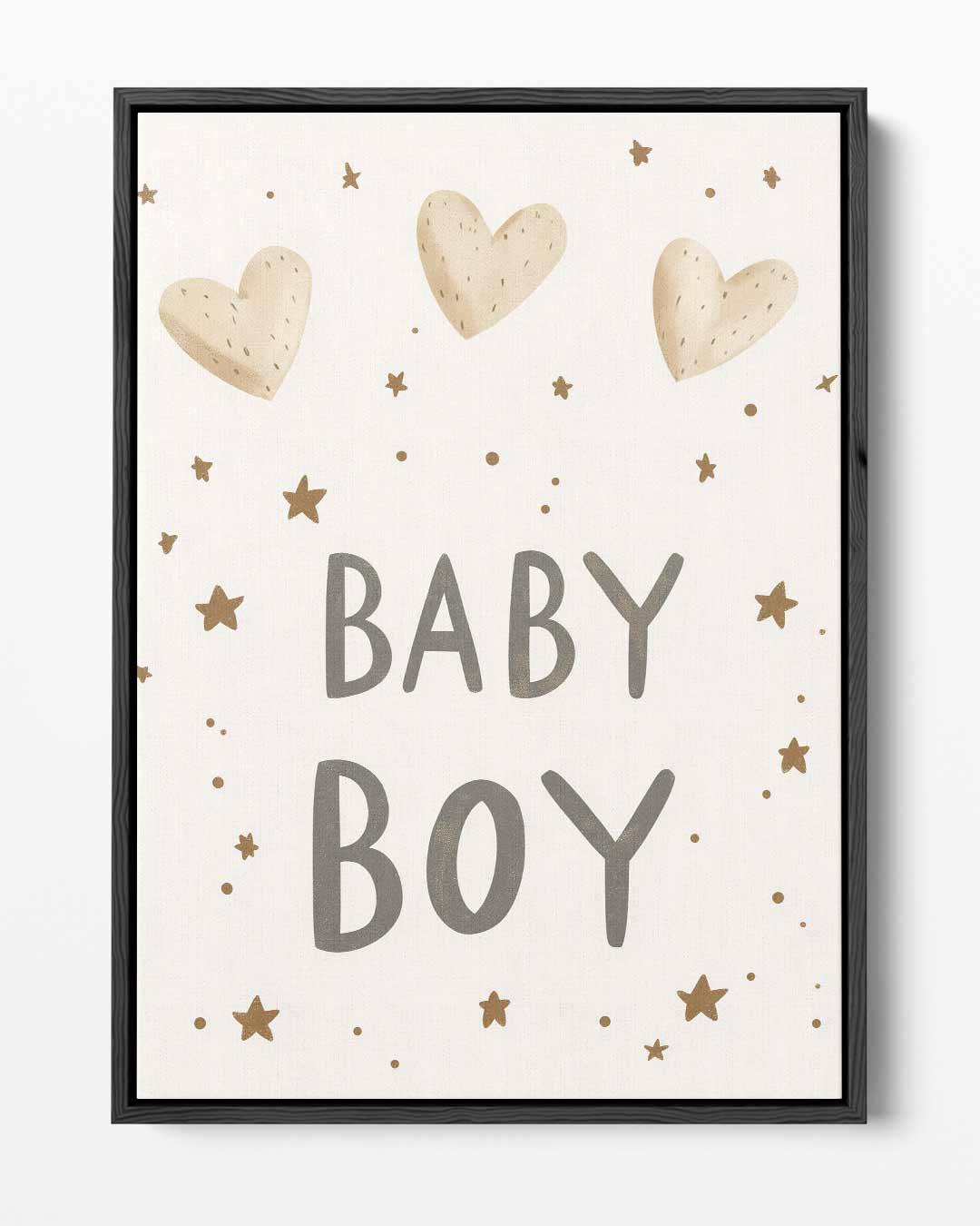 Baby Boy Sterrenhemel Poster Kunstwerk-canvas-dibond-plexiglas-wanddecoratie-WallArtistic