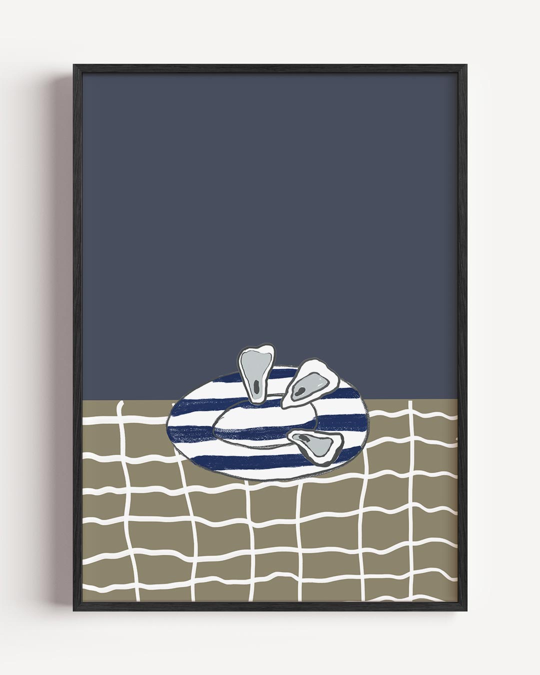 Strakke Zeevruchten Illustratie Poster-WallArtistic
