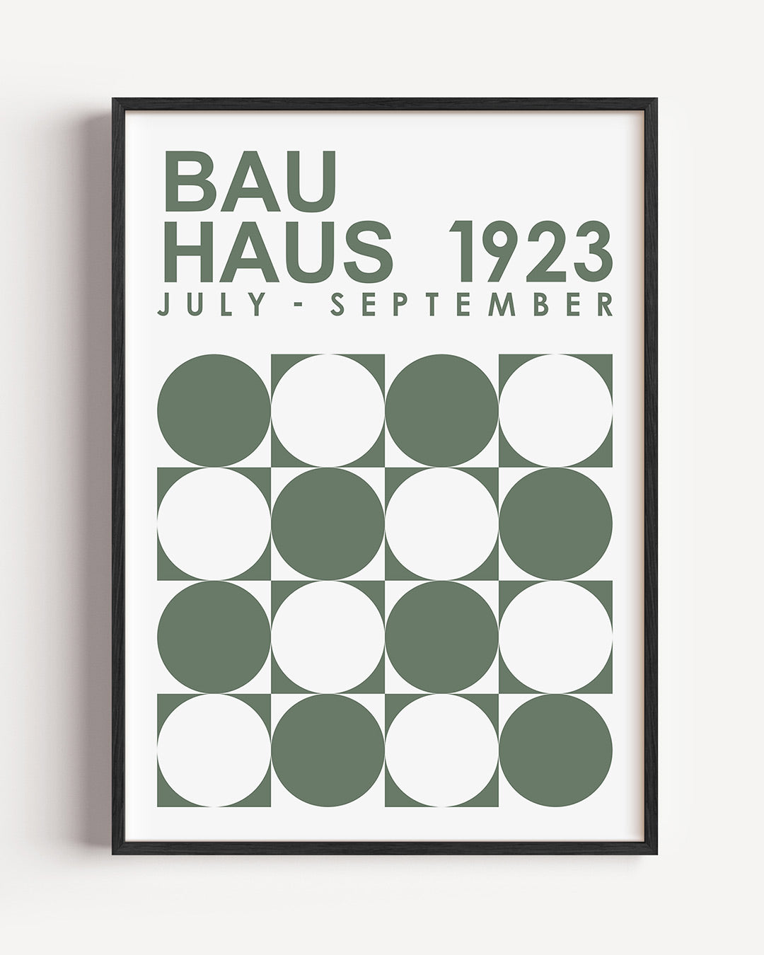 Cirkelritme en tekst Poster