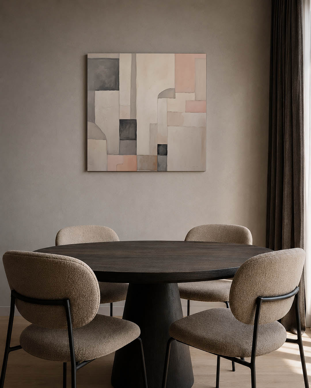 Geometrische vormen Kunstwerk