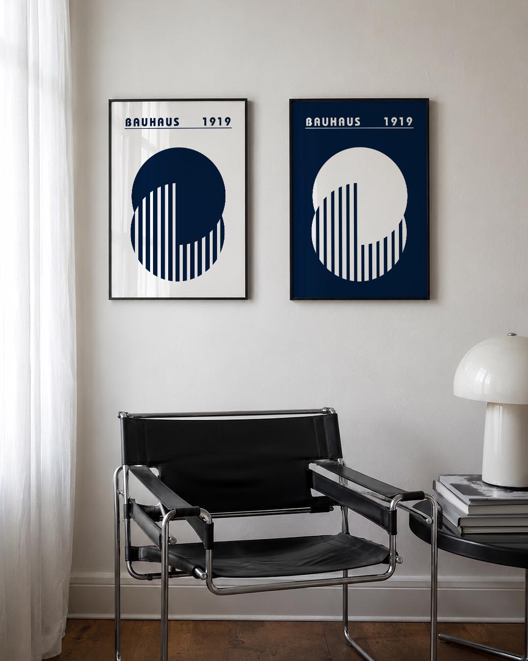 Cirkel en strepen Posterset