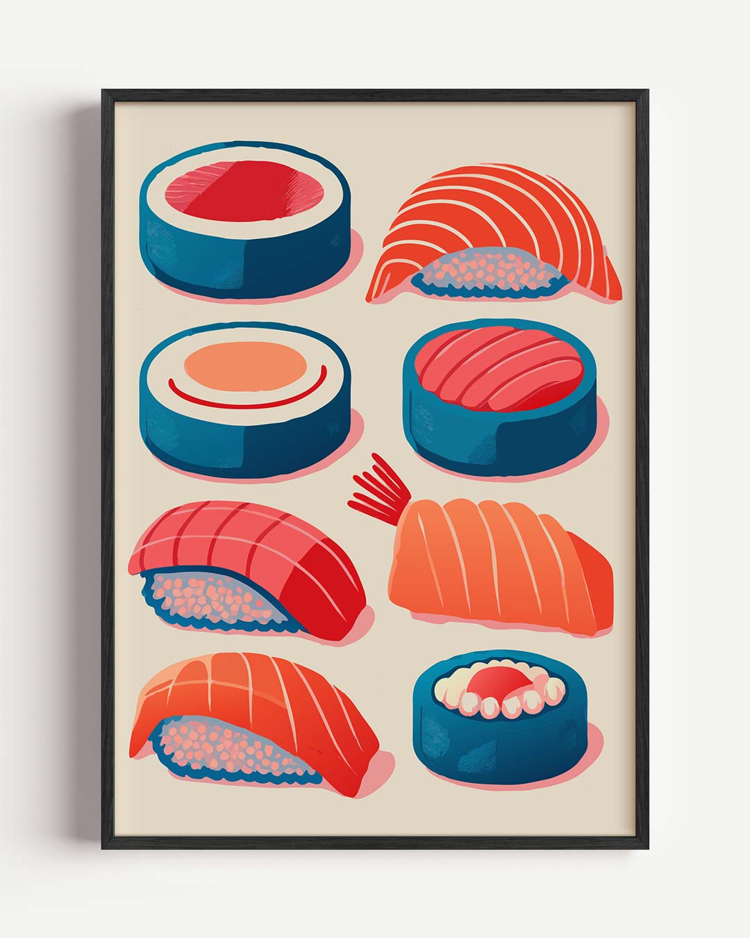 Sushi Vibes Poster