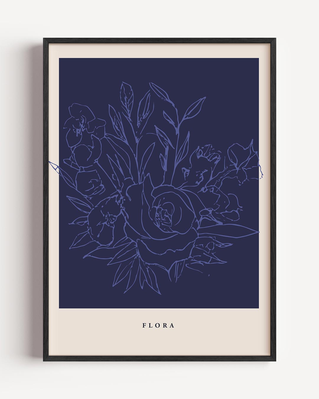 Flora Bloemenlijn Poster-WallArtistic