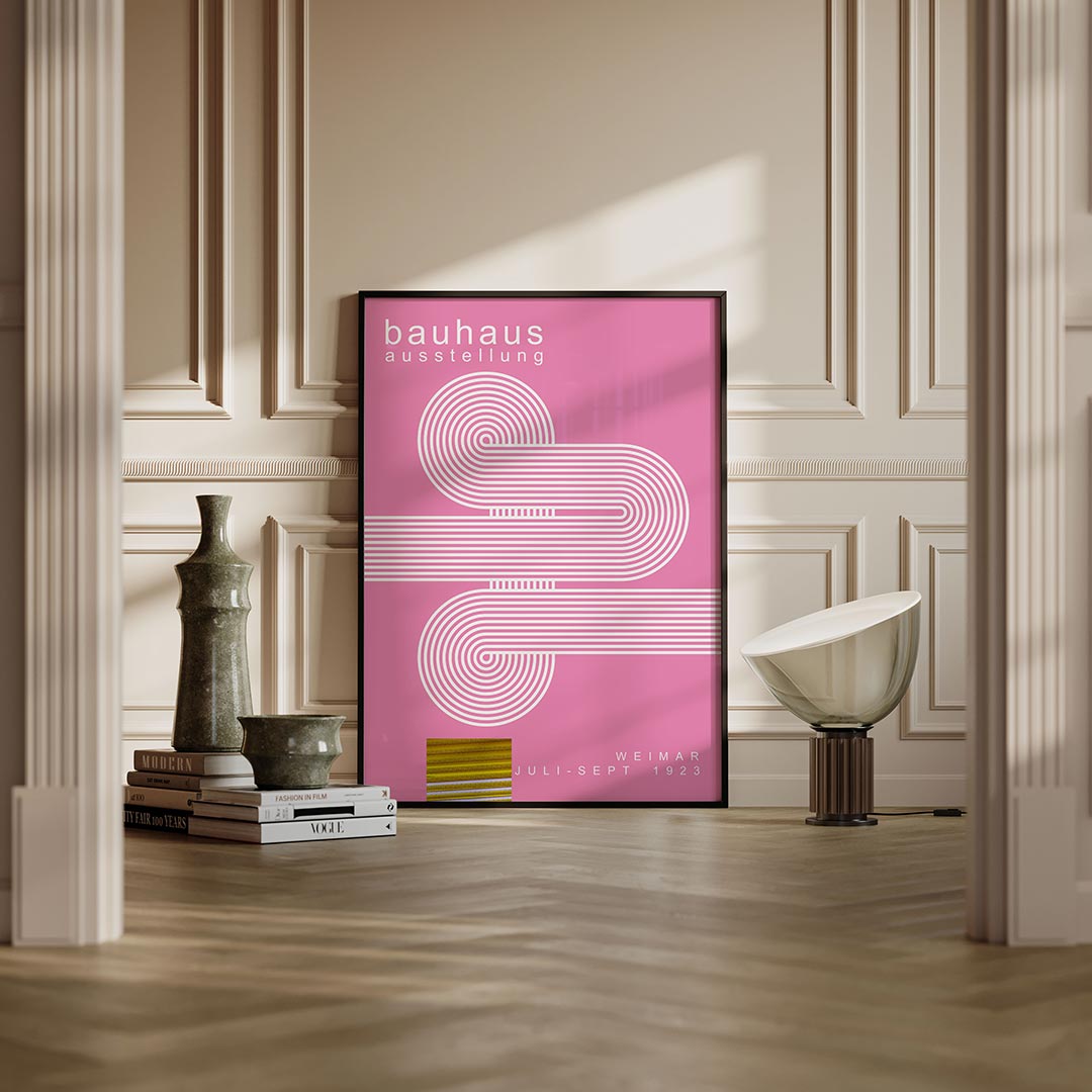 Lijnen en kleurvlakken Poster