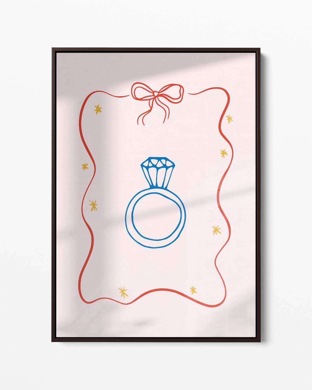 Speelse Ring Ikonografie Kunstwerk-canvas-dibond-plexiglas-wanddecoratie-WallArtistic