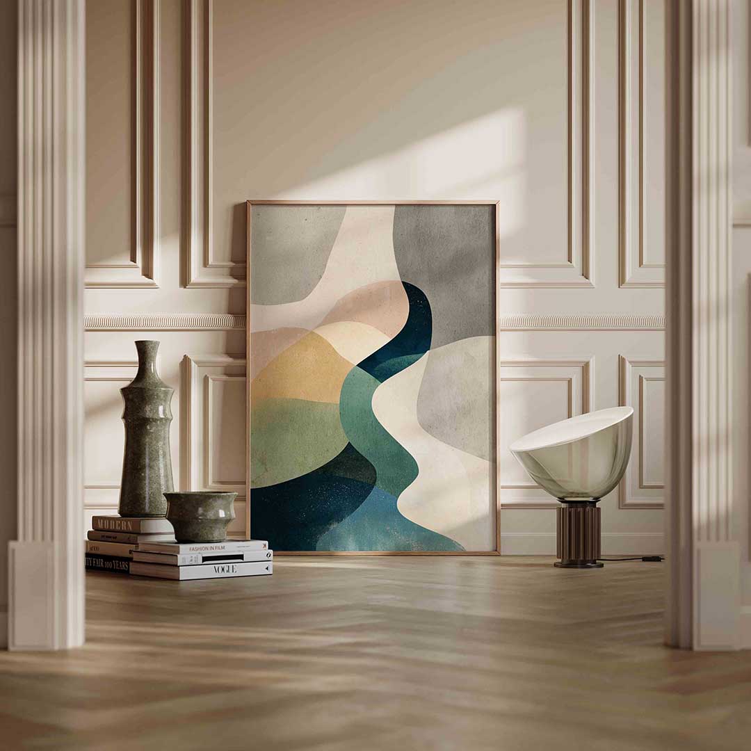 Abstracte vormen Poster