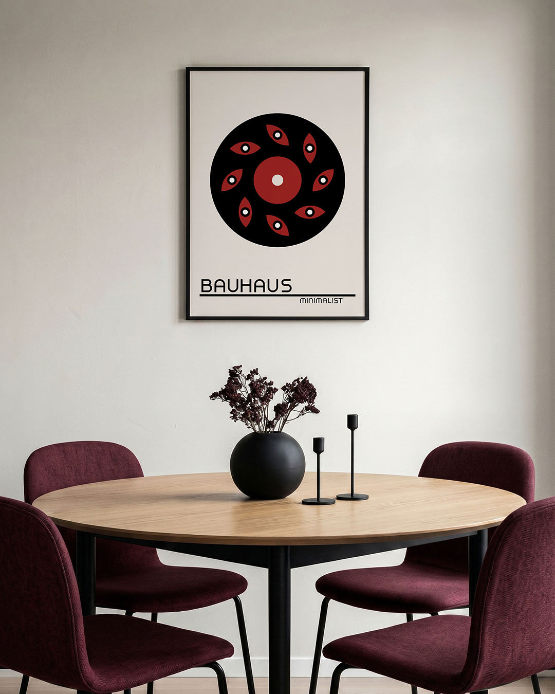 Cirkelvorm en ogen Poster