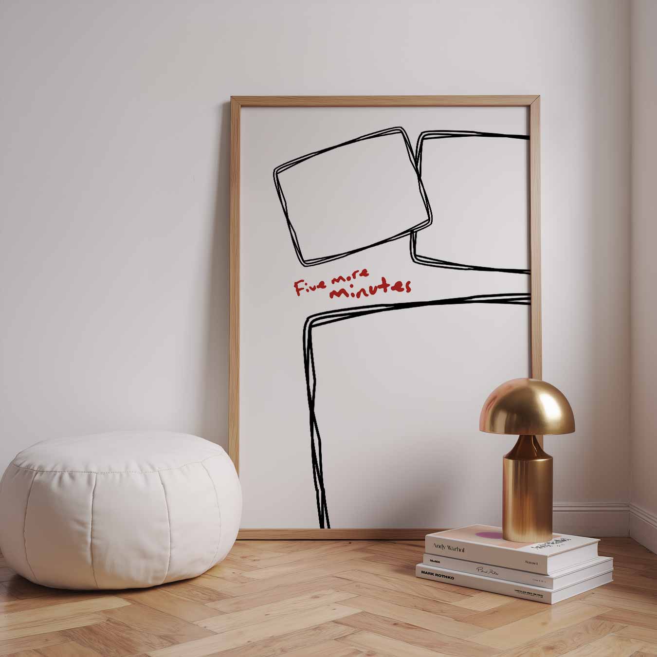 Ontspan-snoozeposter