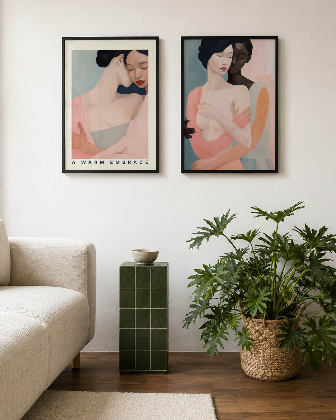 Zachte omhelzing Posterset