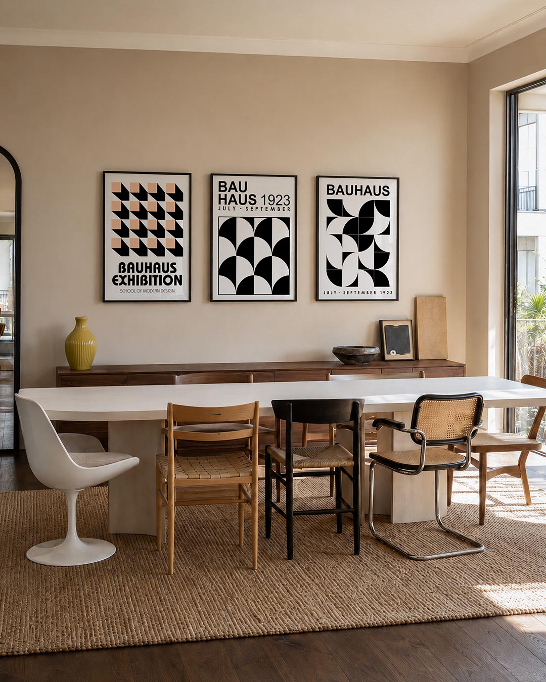 Vorm en schaduw Posterset