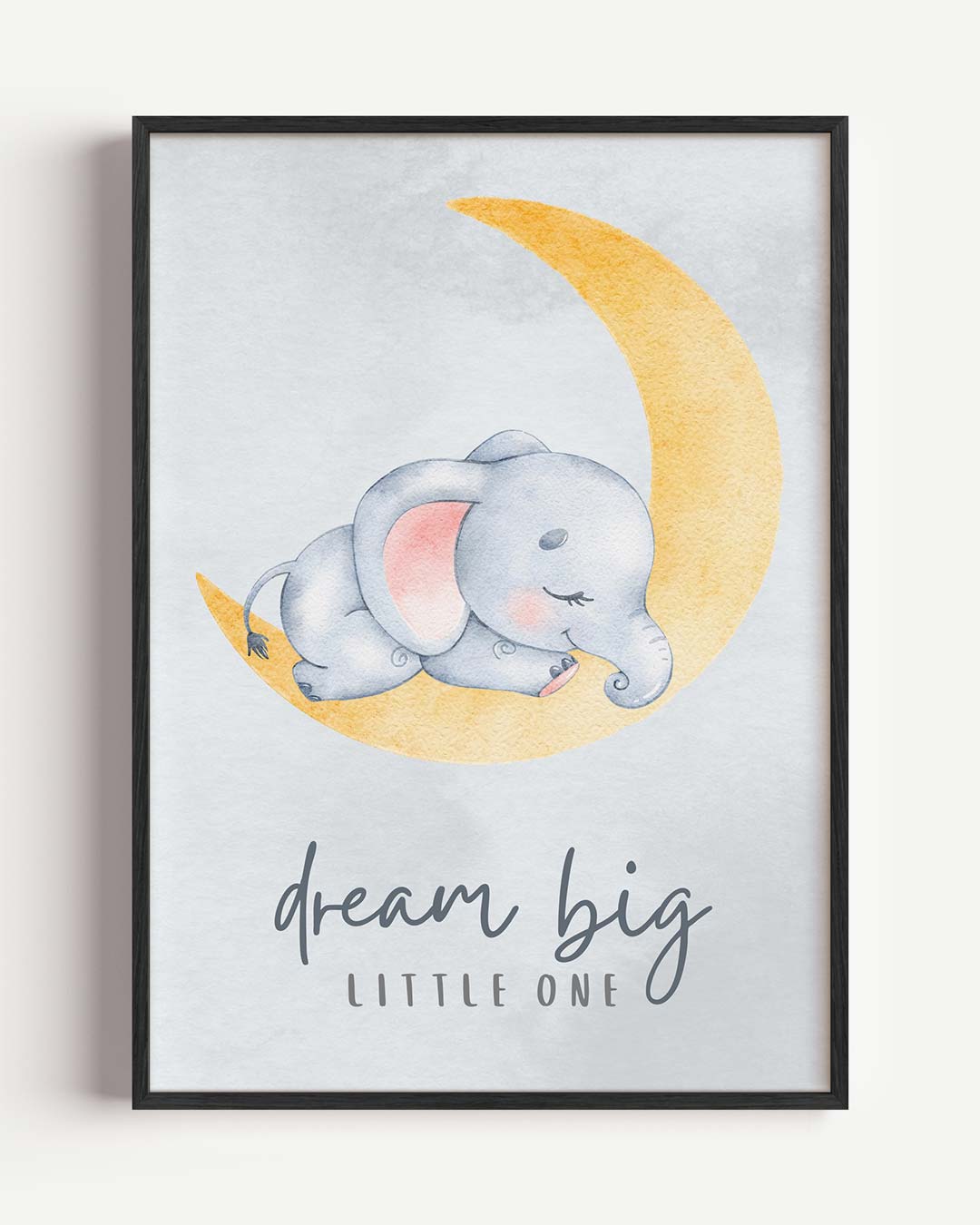 Dromerige Olifantenposter voor de Kinderkamer Poster