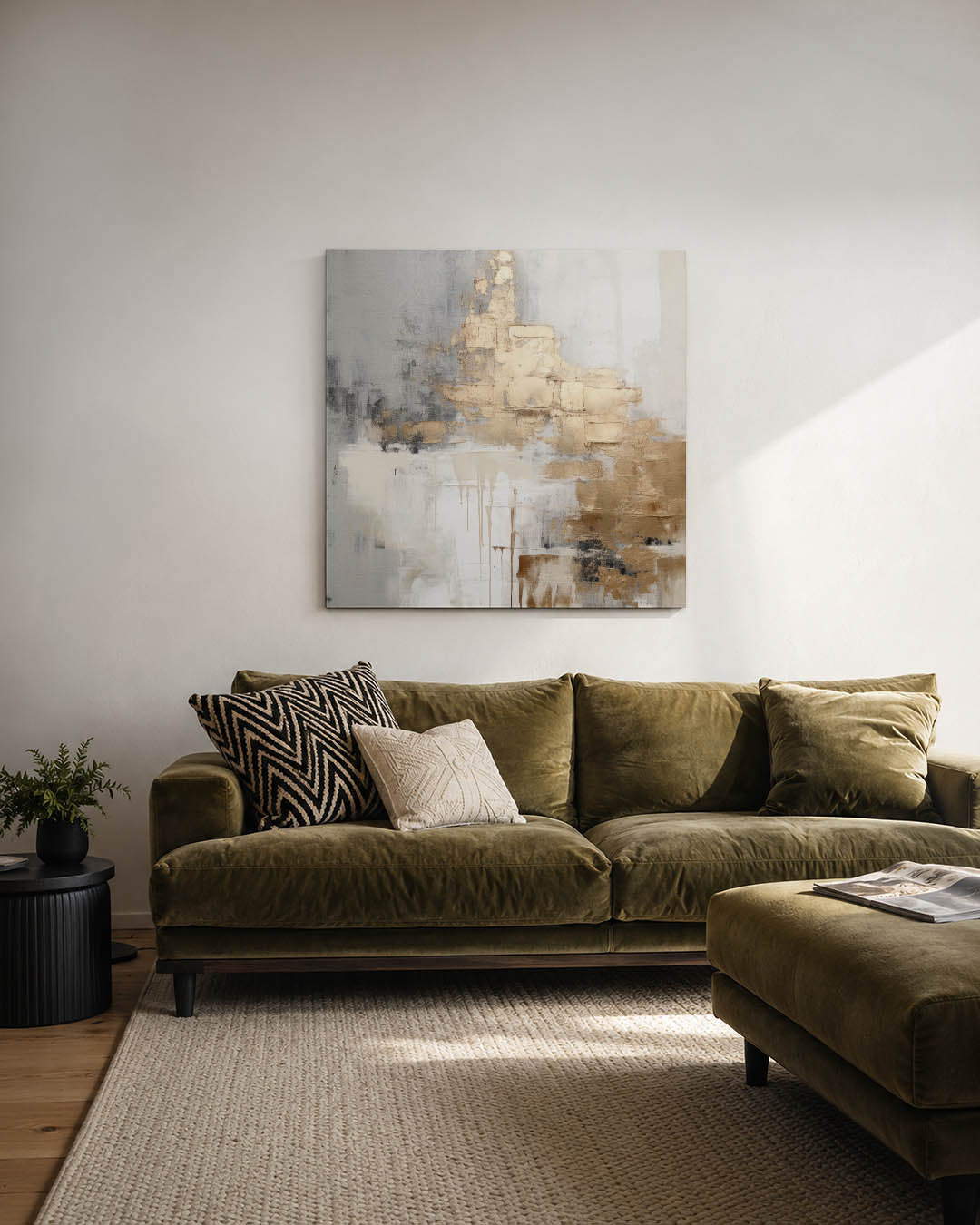Gelaagde texturen Kunstwerk