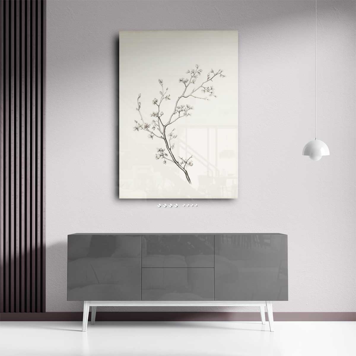 Zacht Lentevertakking Kunstwerk-canvas-dibond-plexiglas-wanddecoratie-WallArtistic