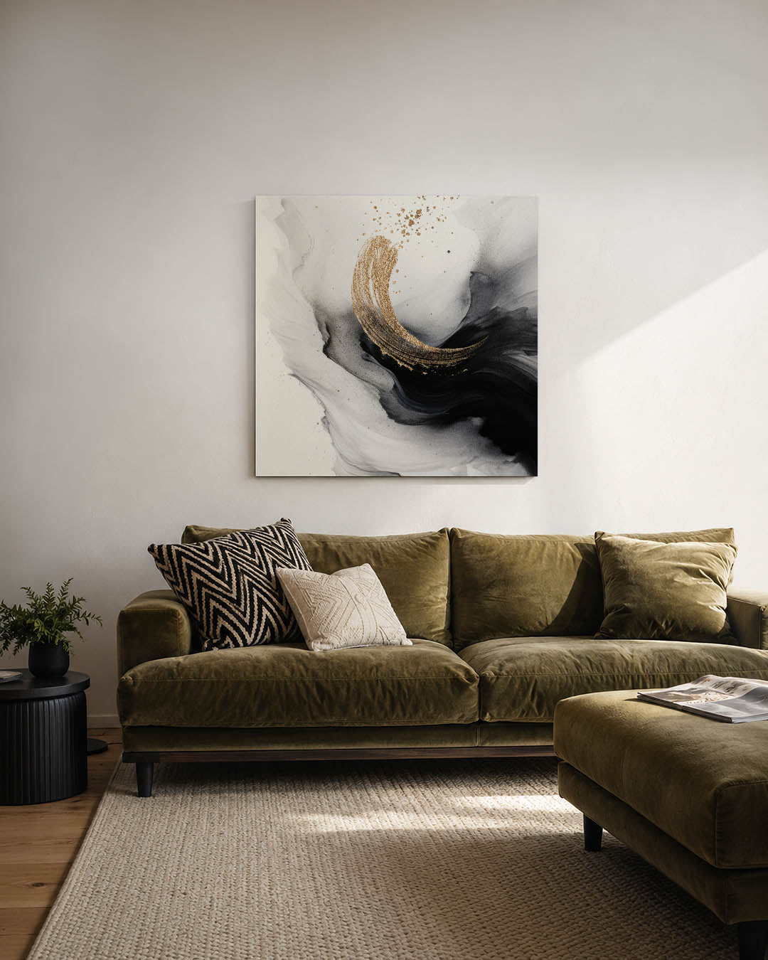 Dynamische vormen Kunstwerk