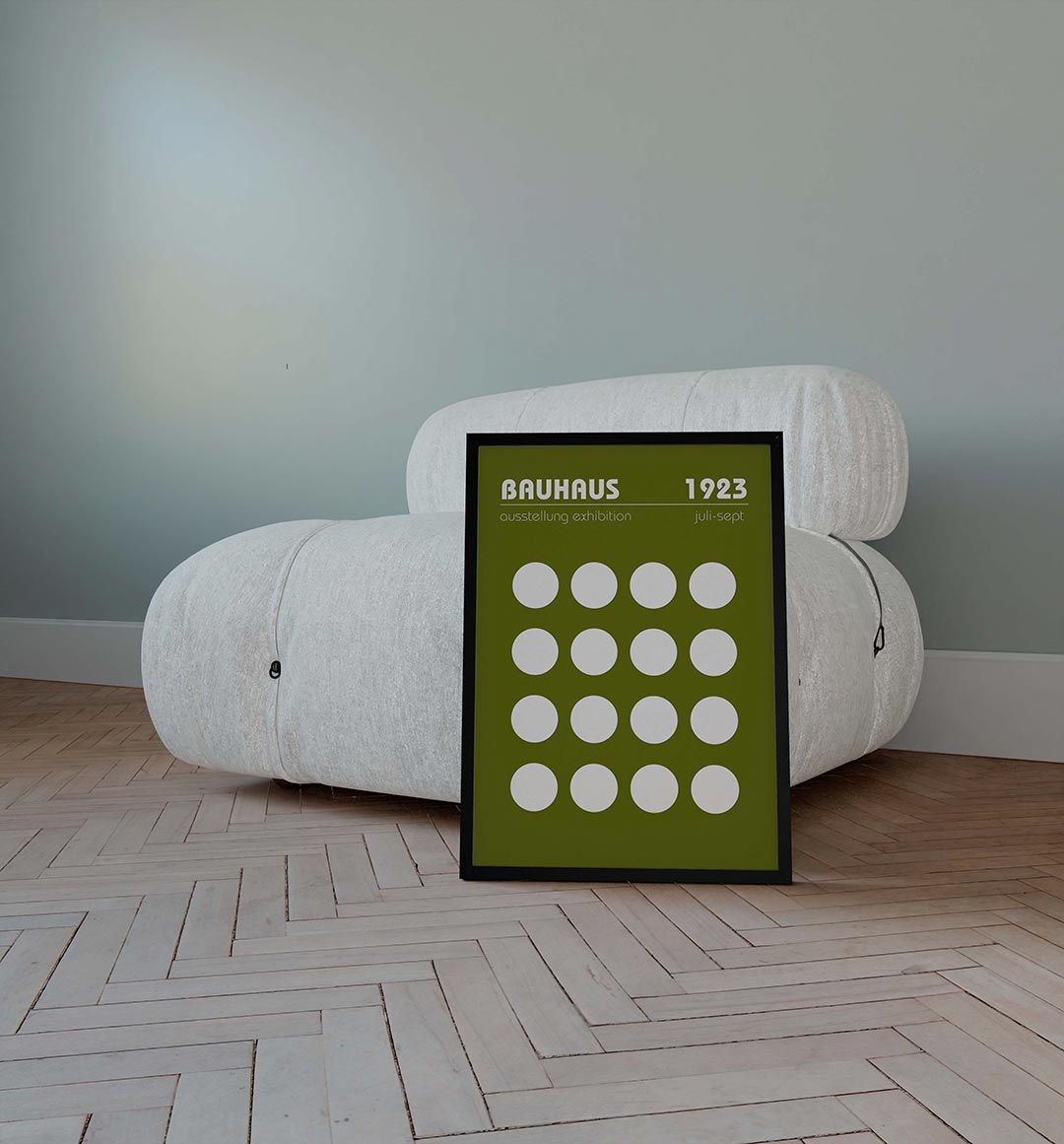 Cirkelritme en kleur Poster