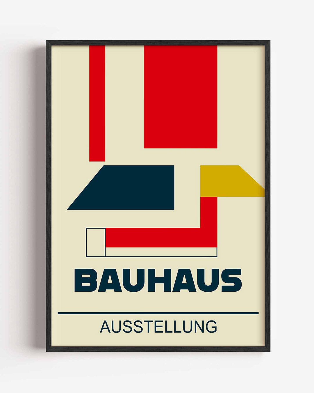 Kleurvlakken en lijnen Poster